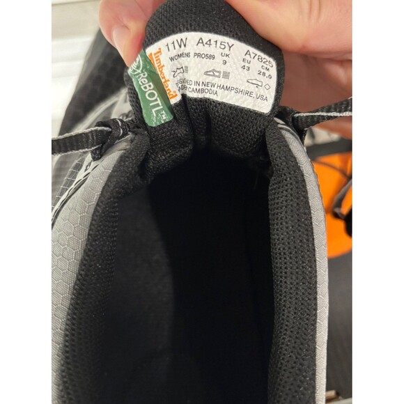 Timberland Pro Radius Composite Toe Work Shoe Black Womens Size 11W - Picture 7 of 8